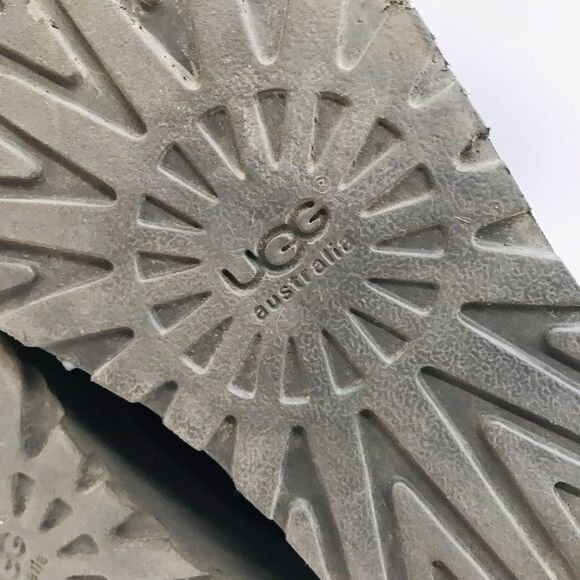 UGG Australia Oil Washed Sherpa Lined Leather Boots Women's 10 Waterproof Winter - Picture 13 of 13